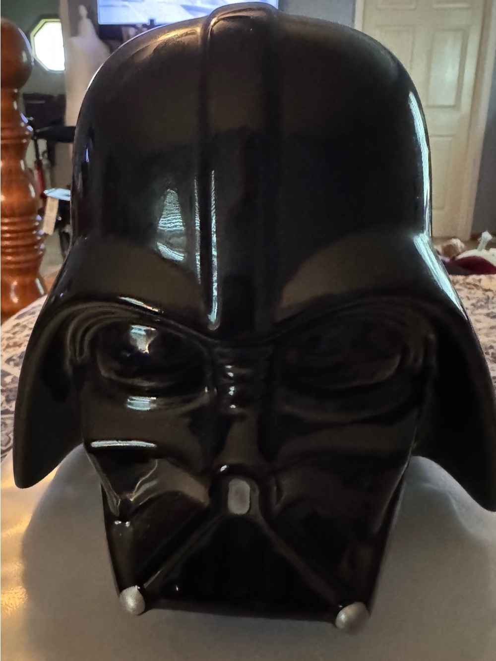 Galerie Star Wars Darth Vader Helmet Ceramic Cookie Jar Excellent Used Condition
